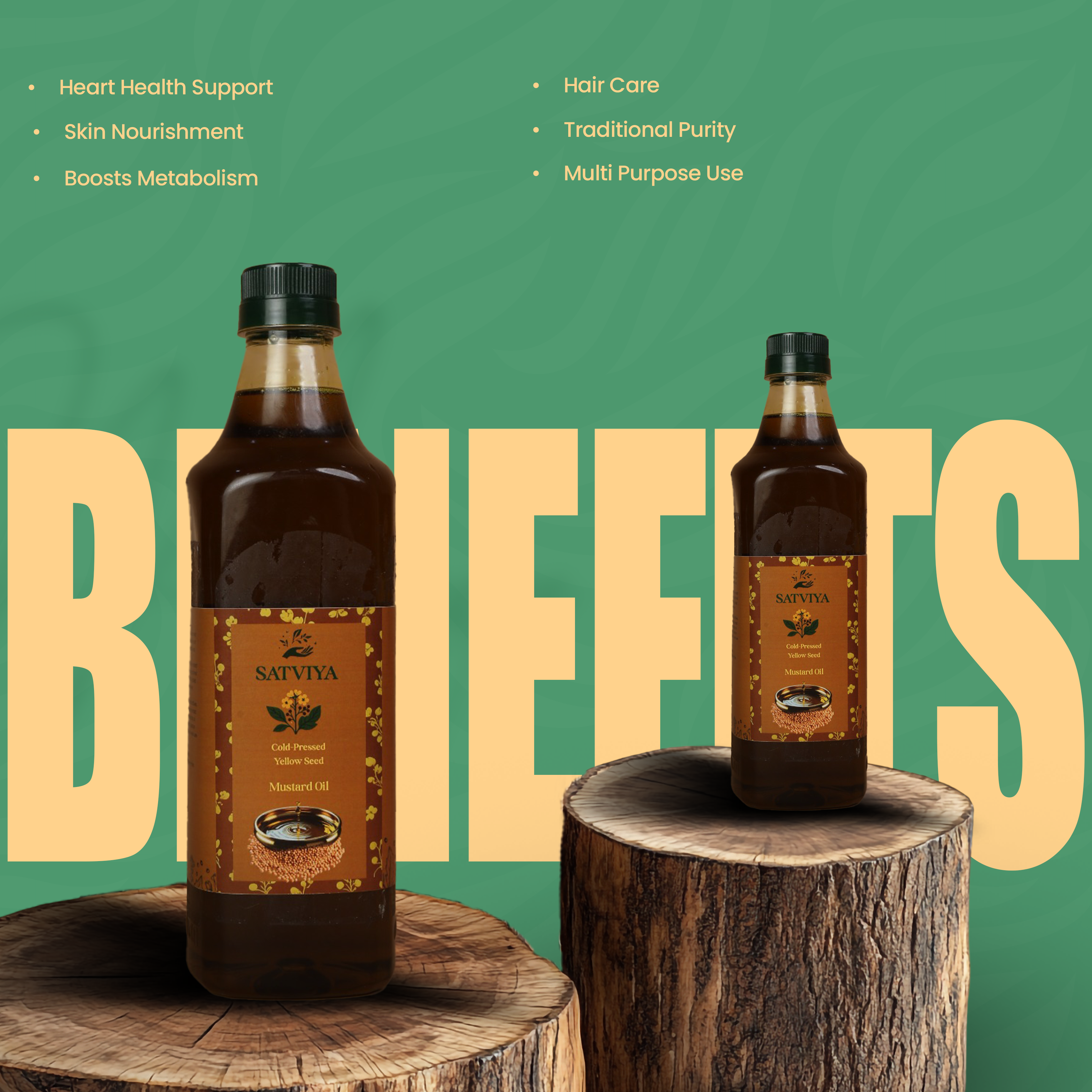 Satviya - Mustard yellow seed 1L