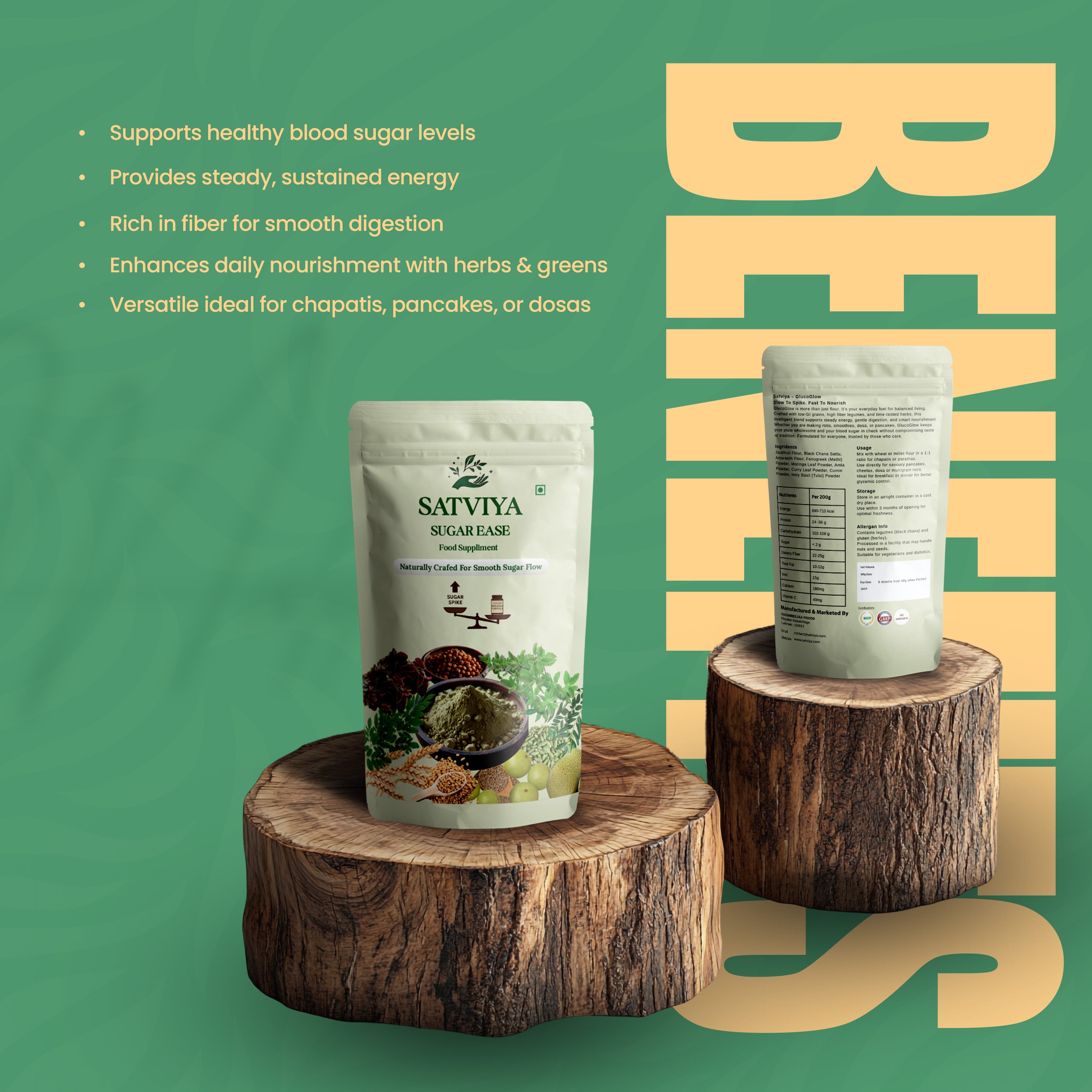 Satviya- SugarEase (Diabetes Pre-mix) 150g