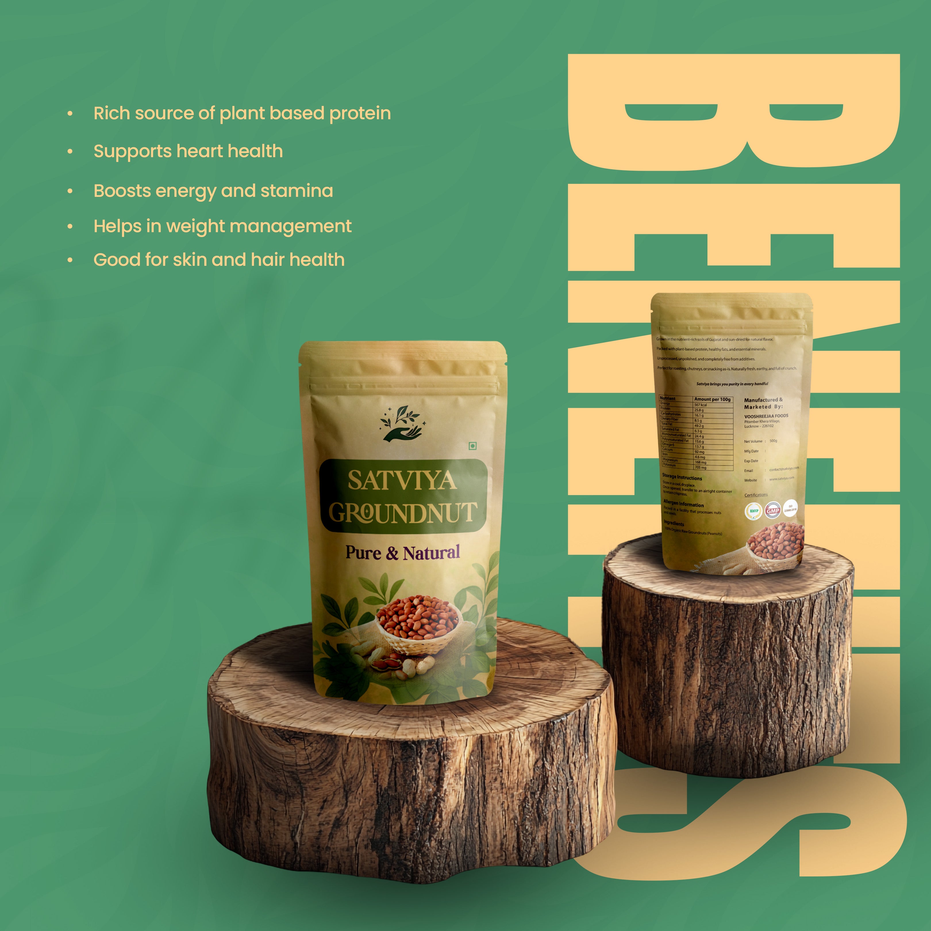 Satviya - Groundnuts 500g