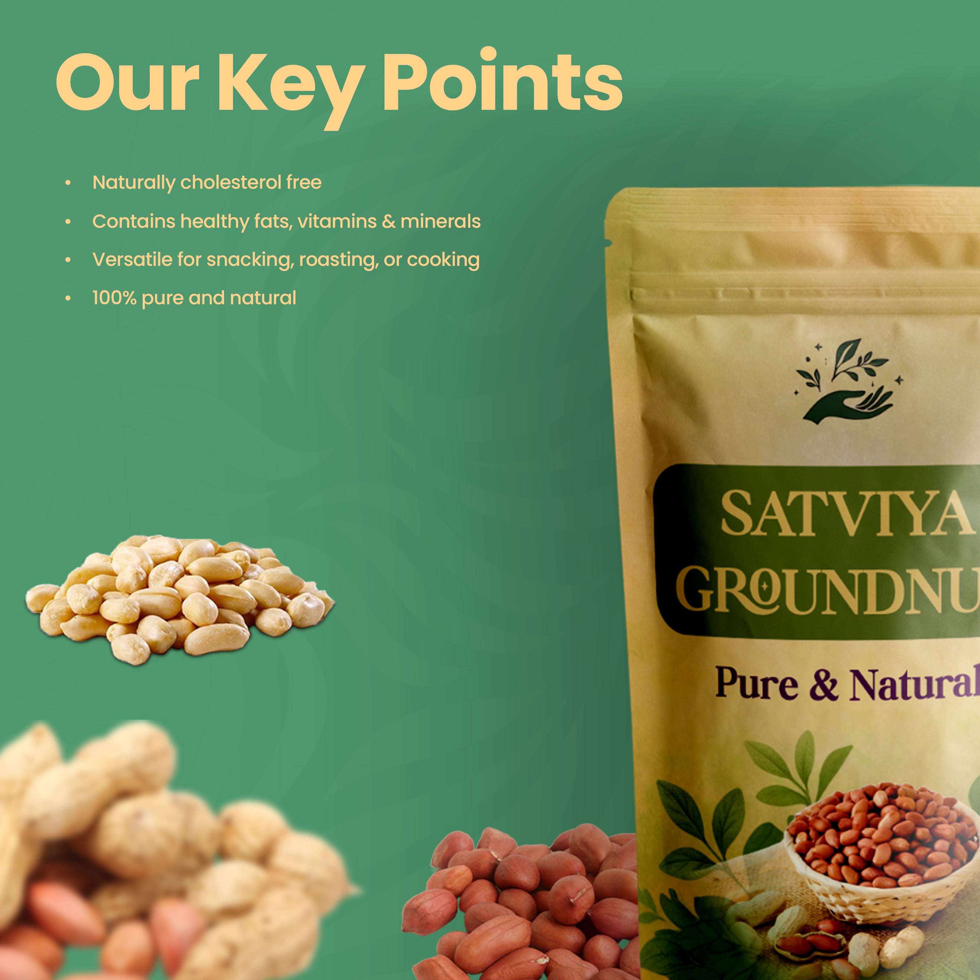 Satviya - Groundnuts 500g
