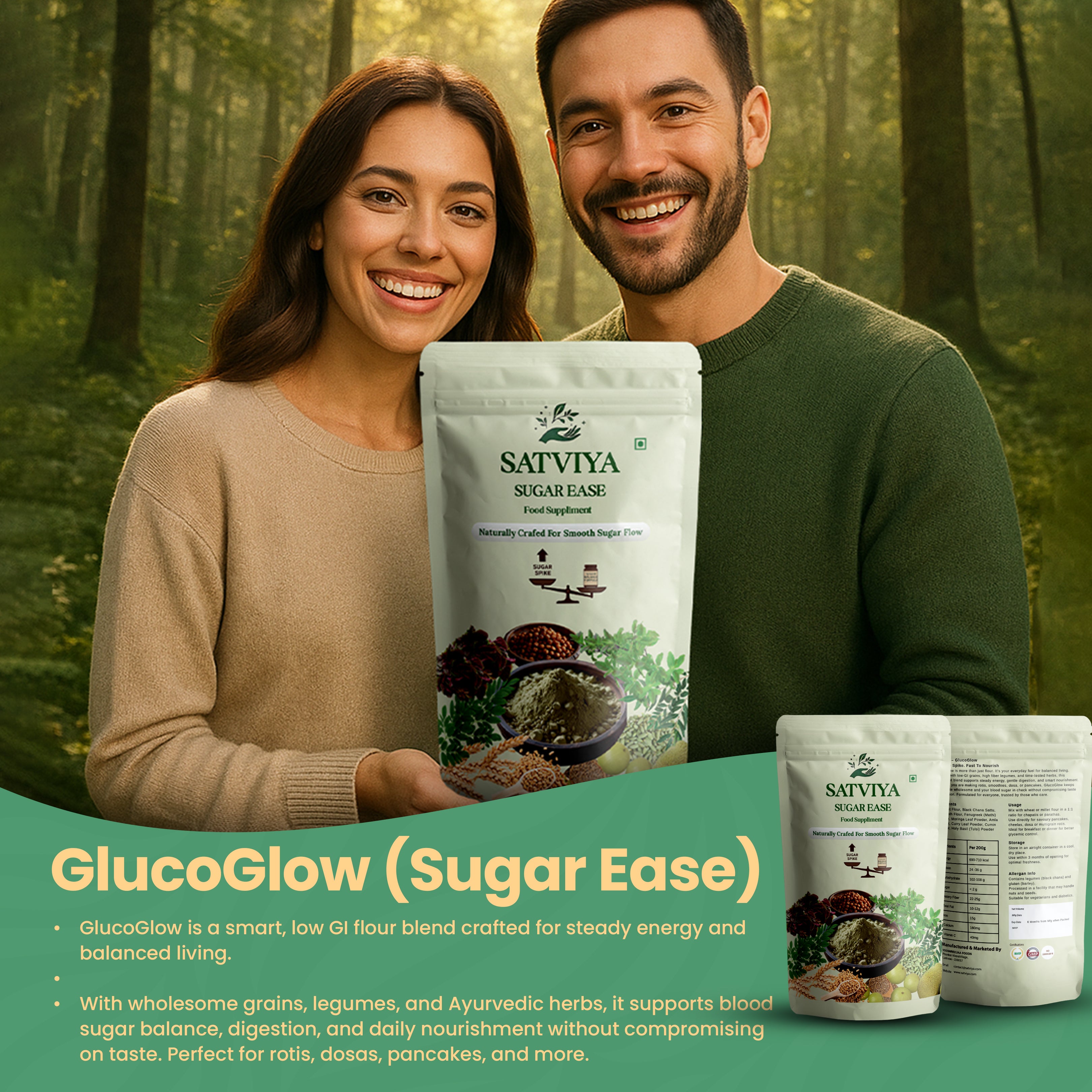 Satviya- SugarEase (Diabetes Pre-mix) 150g