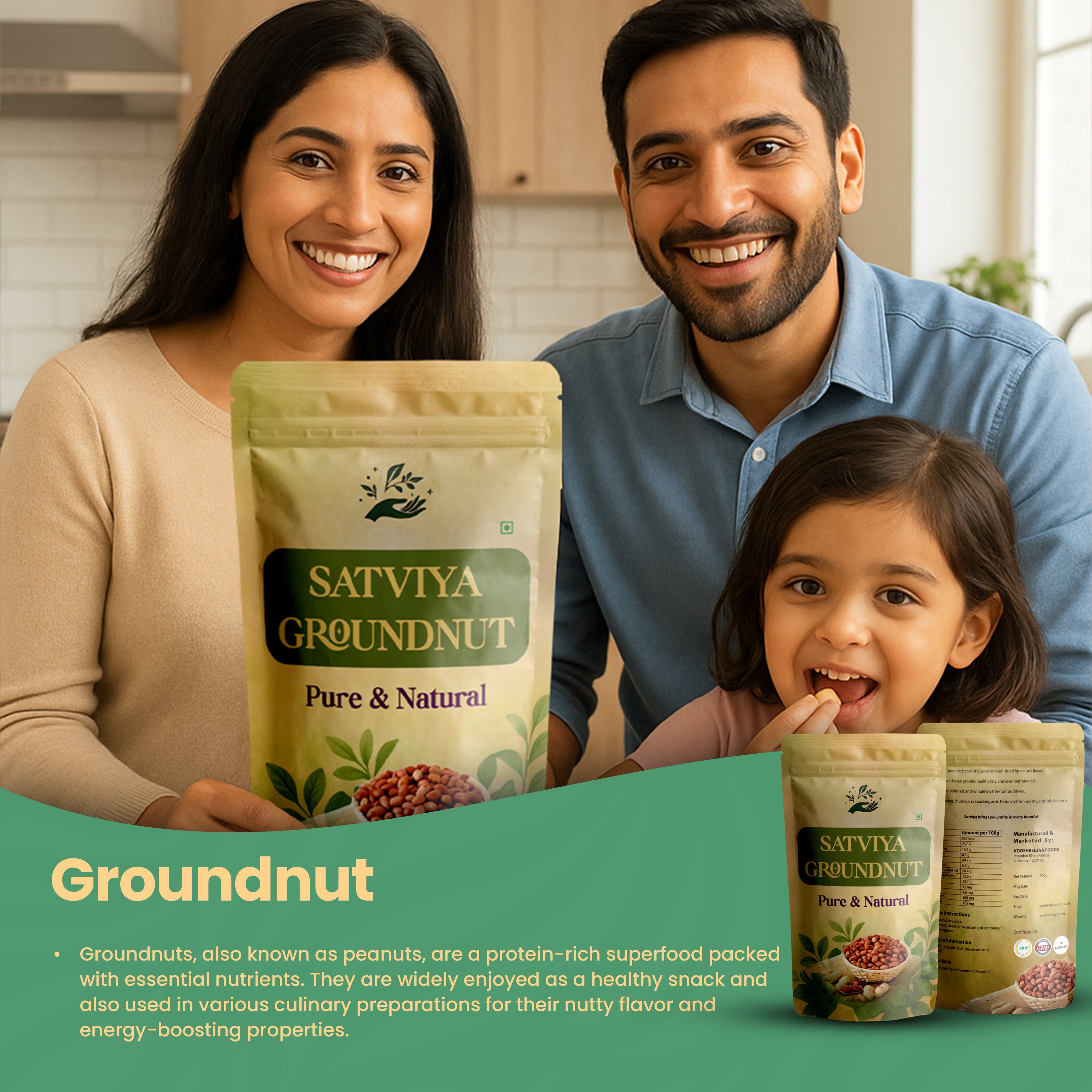Satviya - Groundnuts 500g