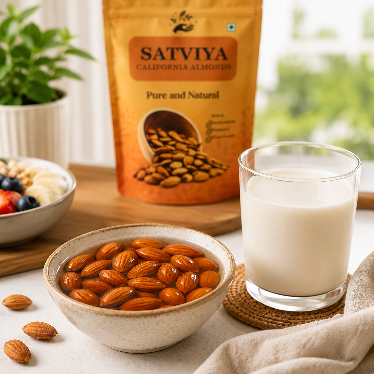 Satviya - Organic & Pure California Almonds