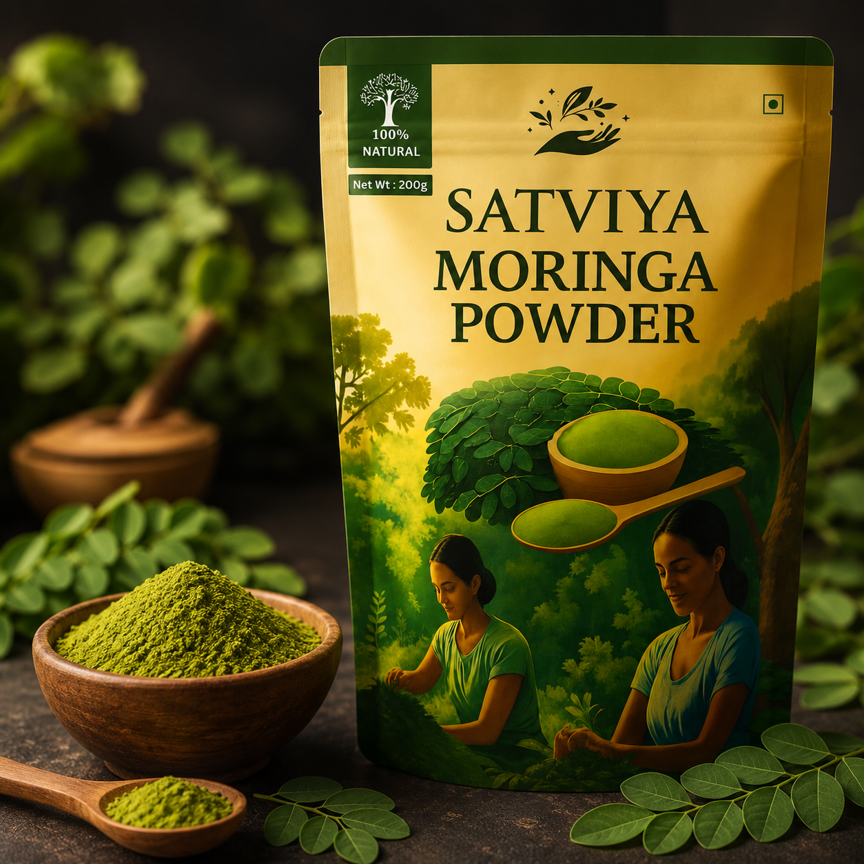 Satviya Moringa Powder Organic India