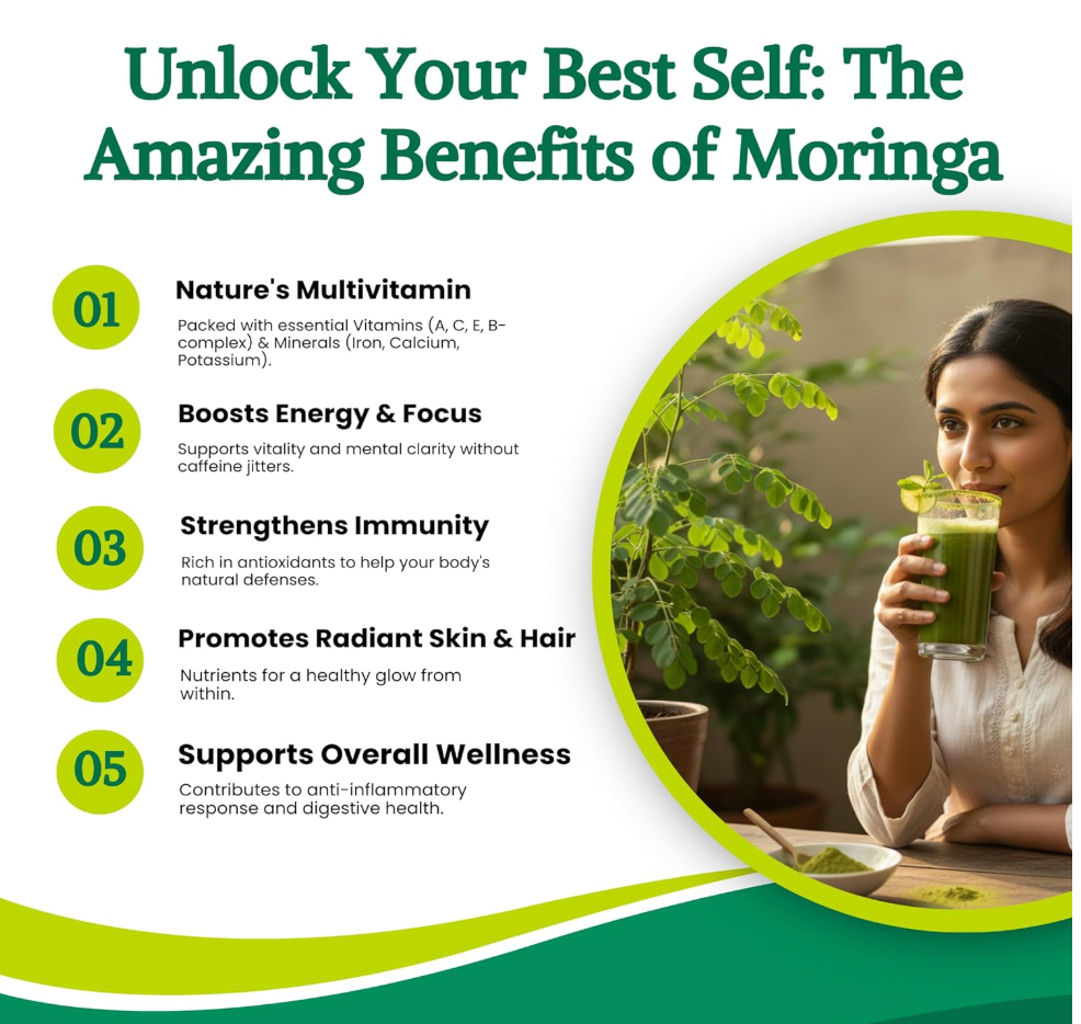 Satviya Organic Moringa Powder 200g