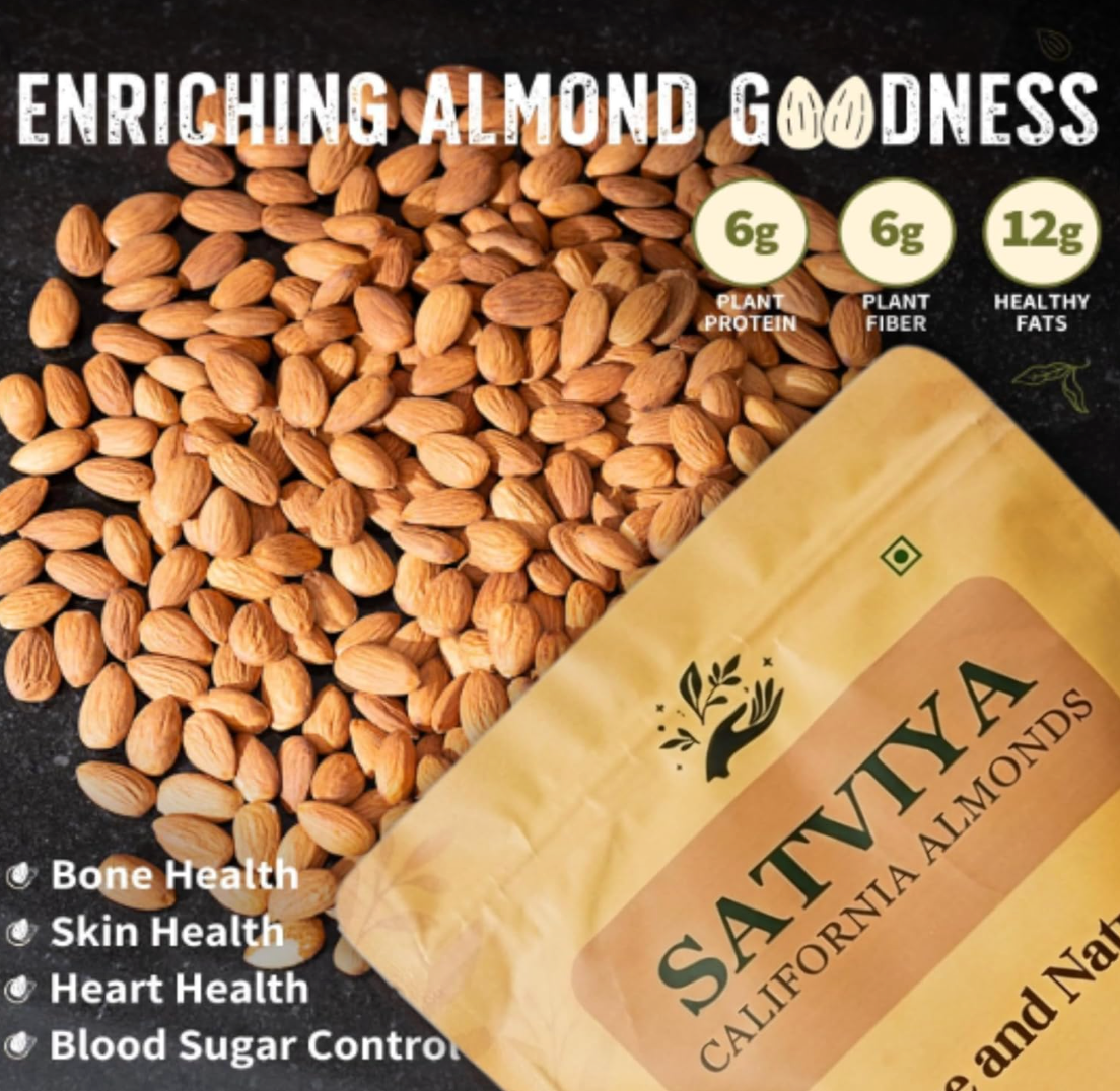 Satviya - Organic & Pure California Almonds