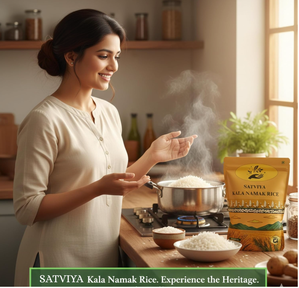 Satviya - Kala Namak rice 1 Kg with Low GI