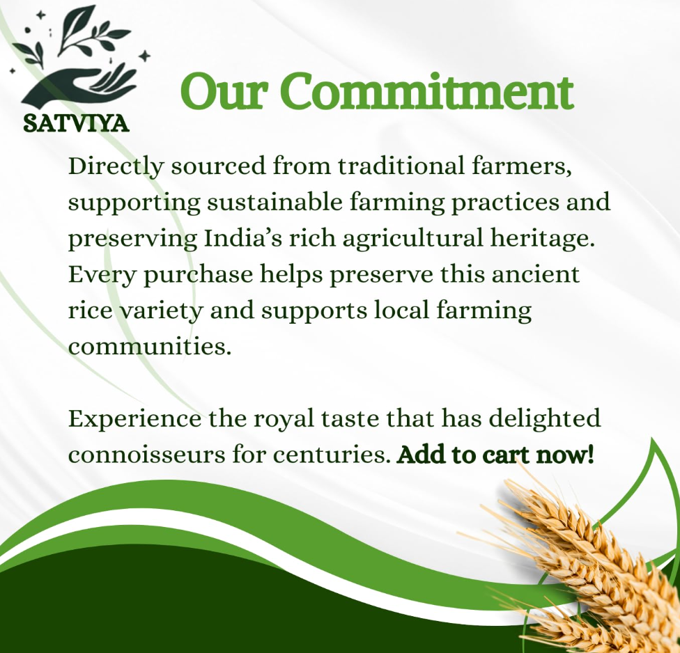 Satviya - Kala Namak rice 1 Kg with Low GI