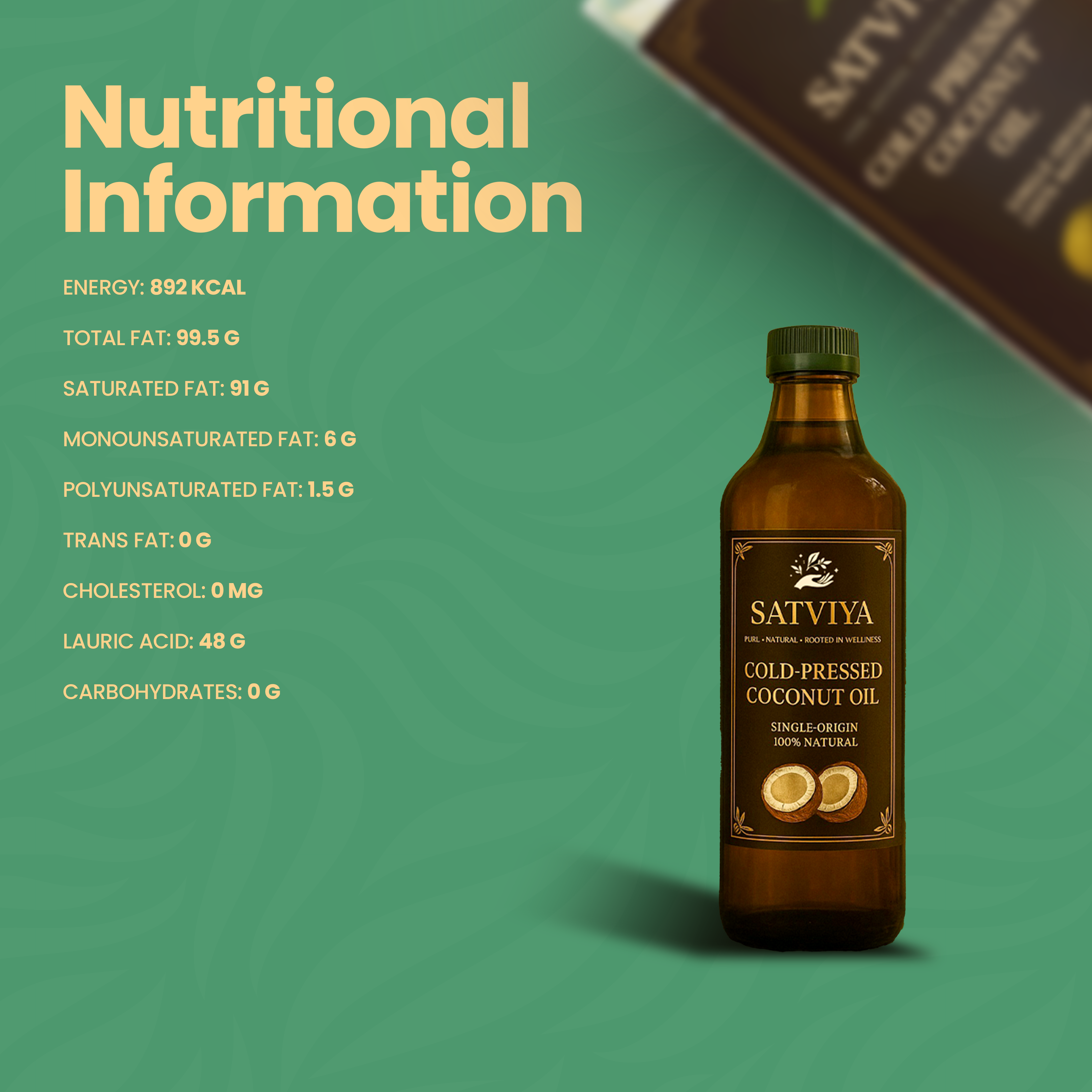 Satviya - Cold Pressed Coconut Oil