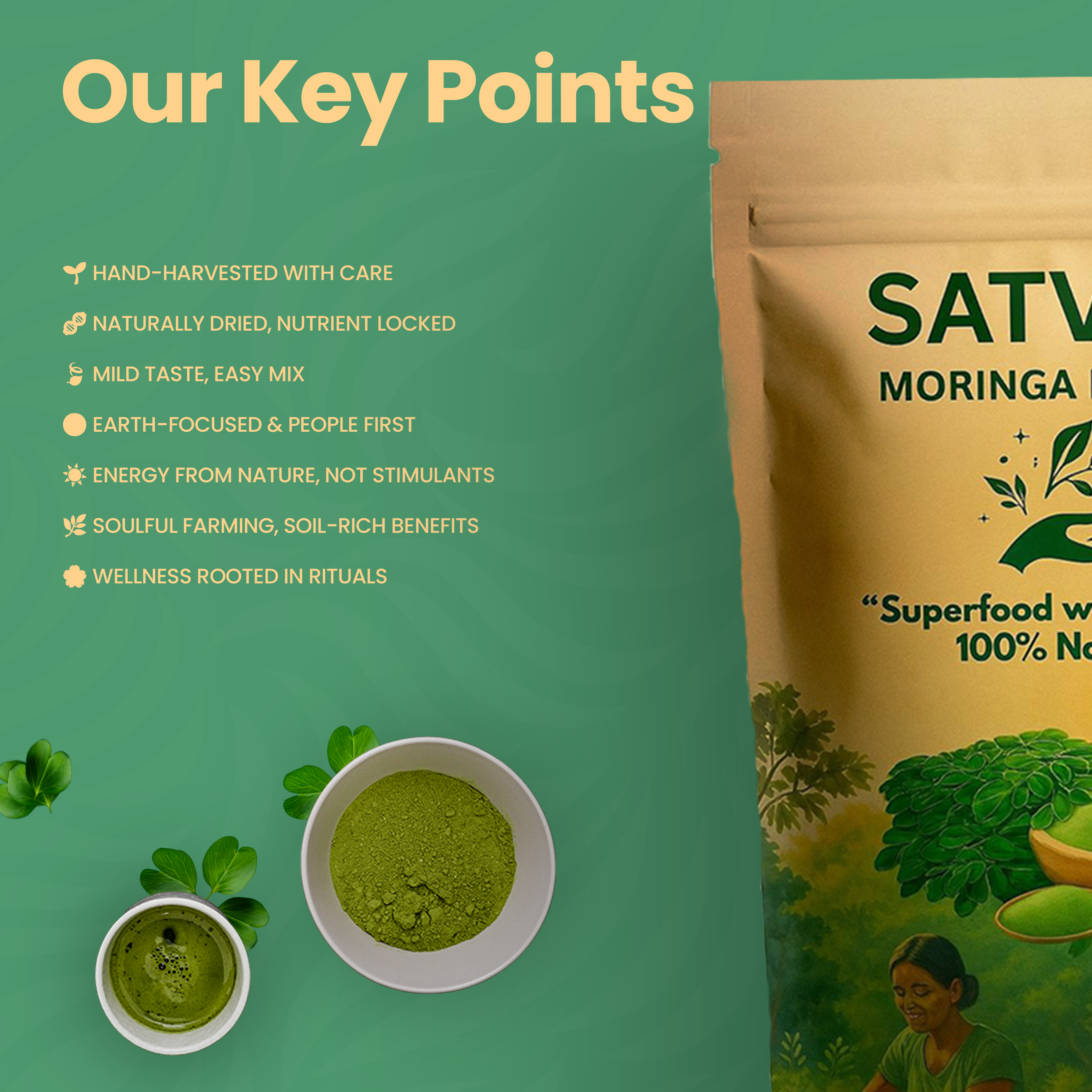 Satviya - Moringa Powder