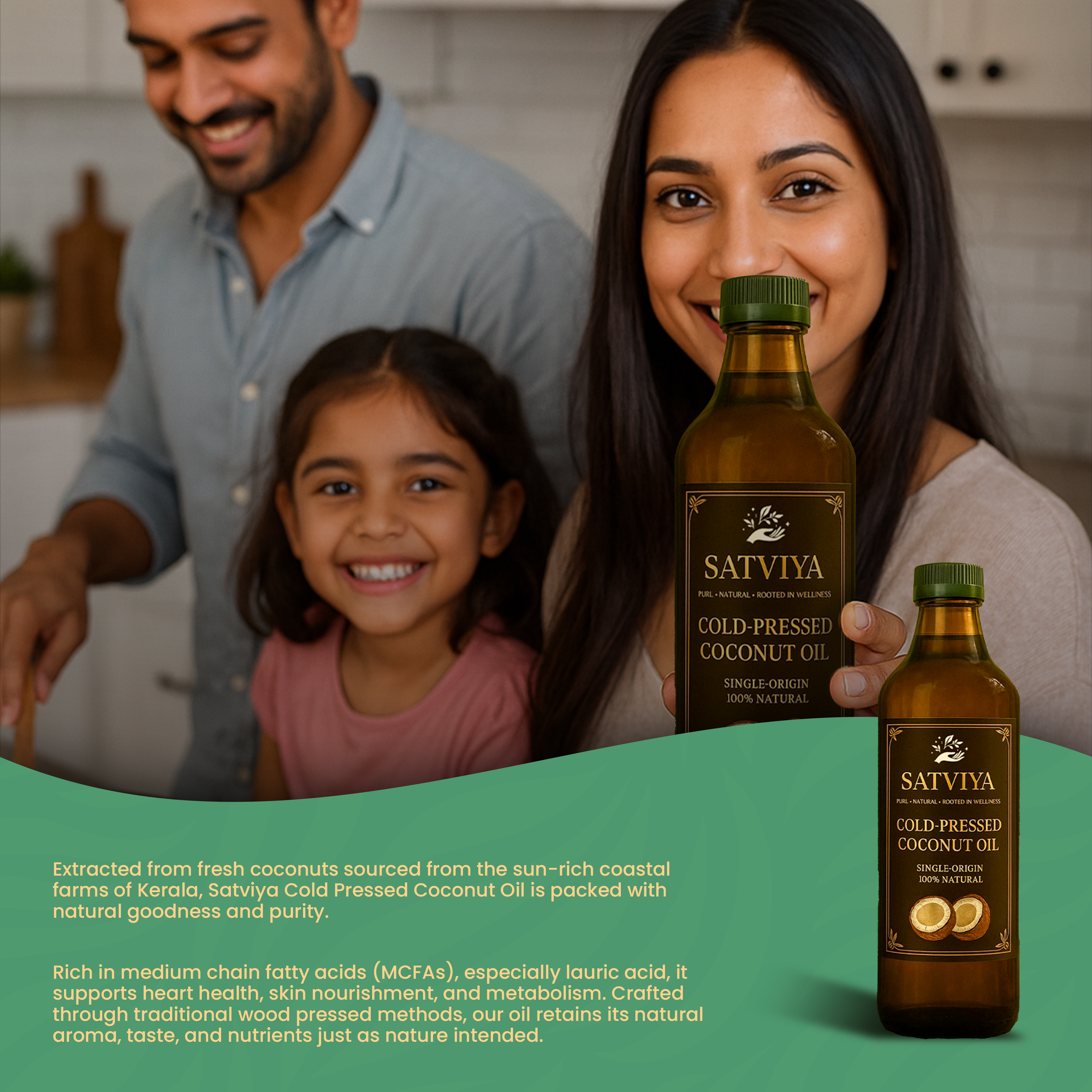 Satviya - Cold Pressed Coconut Oil