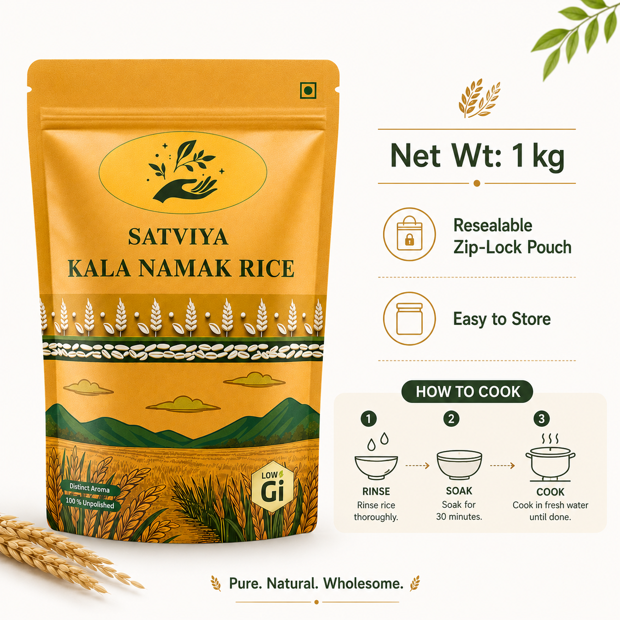 Satviya Kalanamak Low-GI Rice