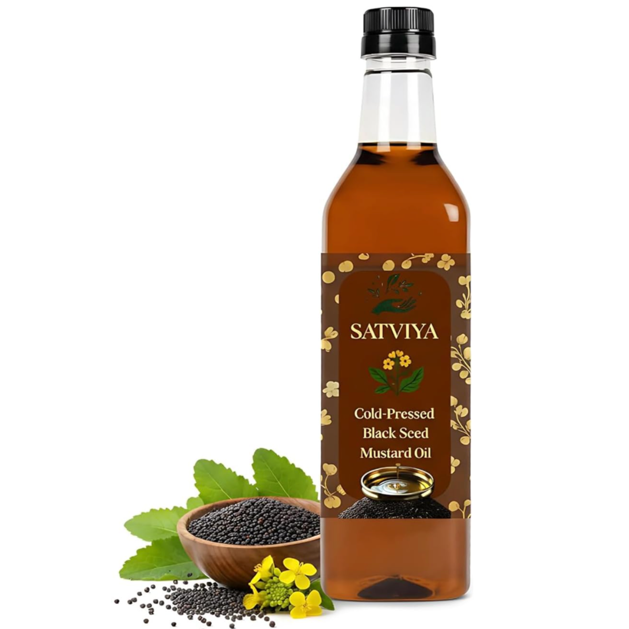 Satviya – Cold Pressed Black Seed Mustard Oil 1L