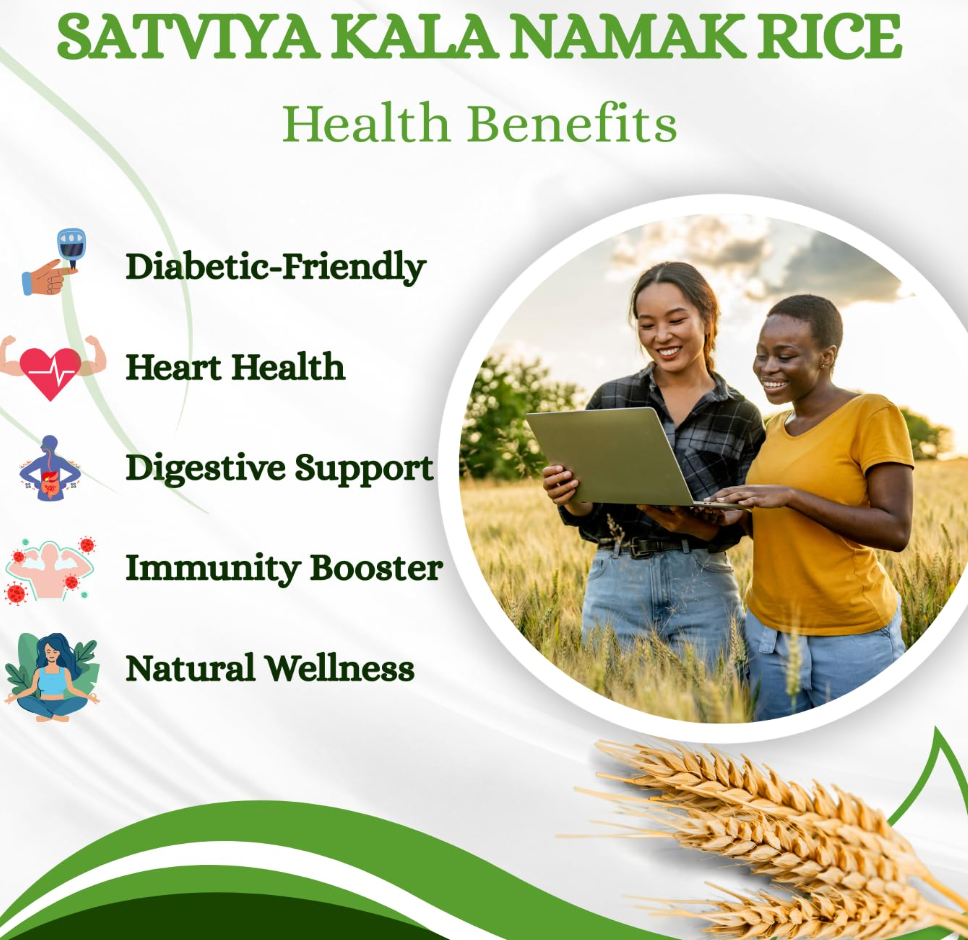 Satviya - Kala Namak rice 1 Kg with Low GI